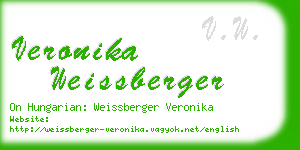 veronika weissberger business card
